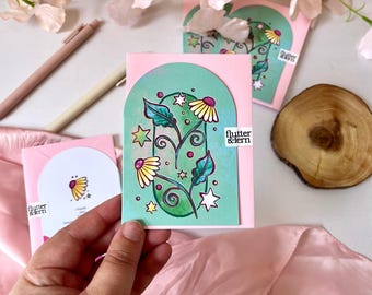 Arco Floral - Tarjeta A7