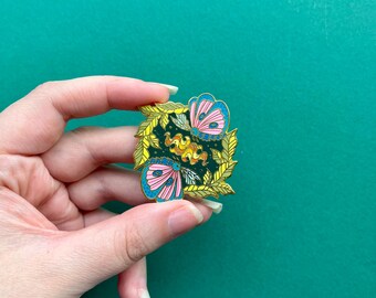 Moth to a Flame - Enamel Pin