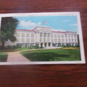 Postkarte Southwest Missouri State College in Springfield, Missouri
