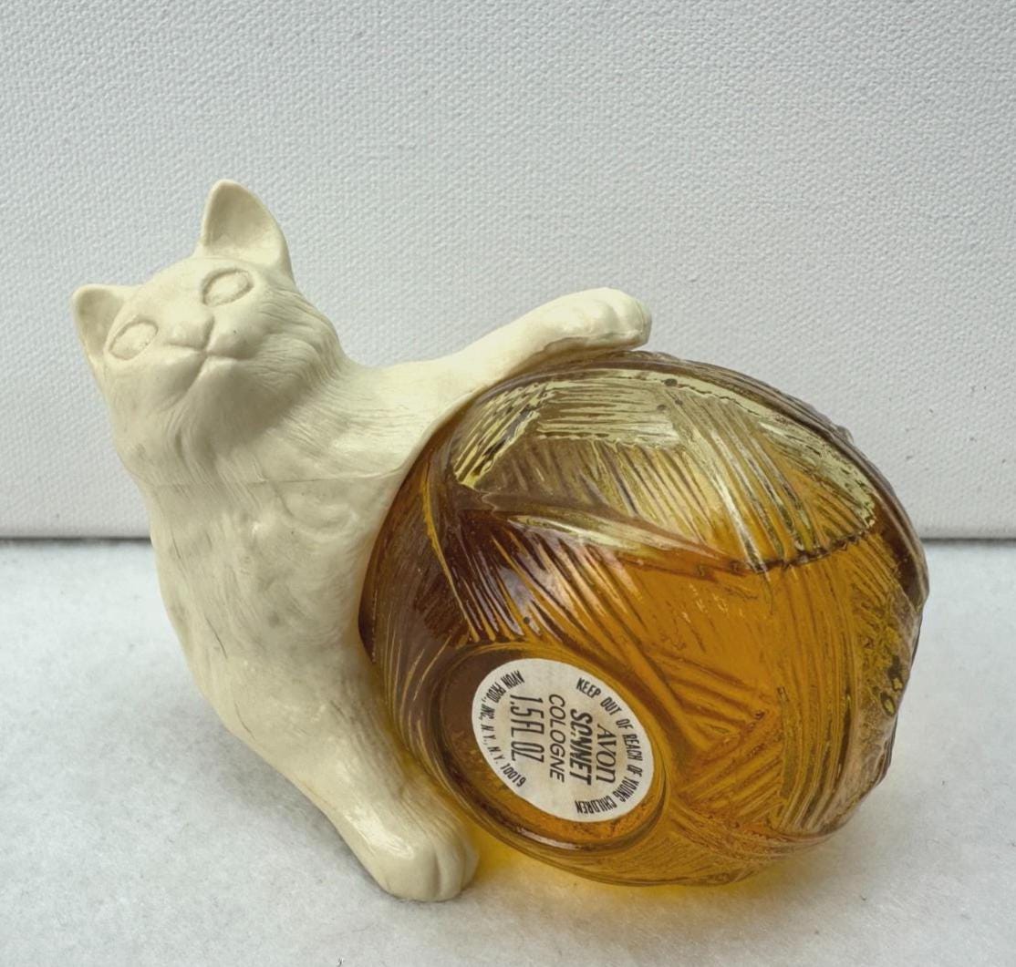 Vintage Avon Cat - Etsy