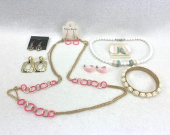 Halsband Armband Örhängen 7 stycken