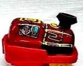 Tin Wind Up Toy Train Locomotive Made In Hong Kong