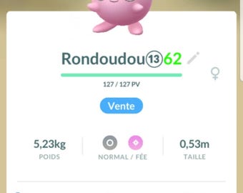Jigglypuff FashionWeek Shiny  |  Several available CP - 20K or 80K Ready - Pokemon Trade Go