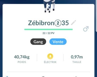 Blitzle Fashionable Shiny  |  Several available CP - 20K or 80K Ready - Pokemon Trade Go