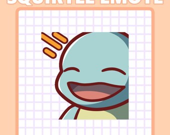 Squirtle Animated Emote Laugh | Twitch & Discord (Pokémon)