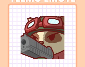 Teemo Animated Emote – Gun for Twitch & Discord (League of Legends)
