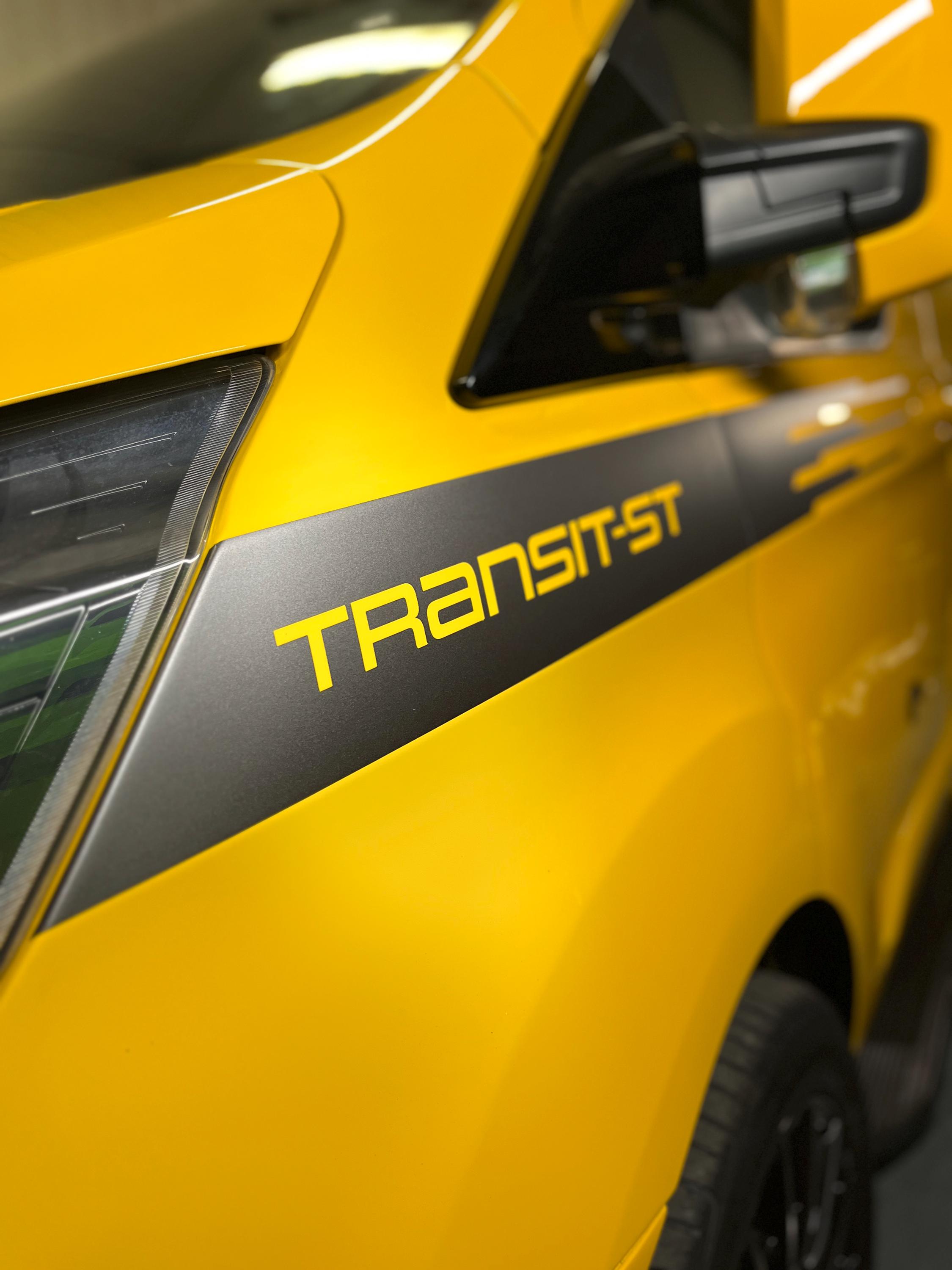 Ford Transit Custom Side Racing Stripes (custom Text) - Etsy