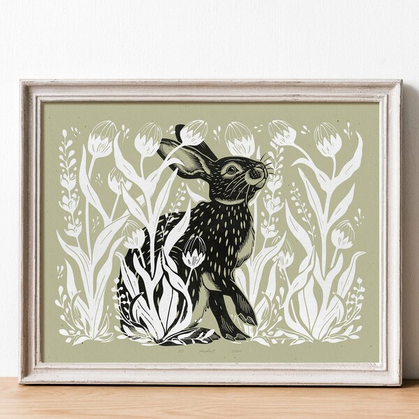 Spring R Color Pages Rabbit Wall Relief - Etsy
