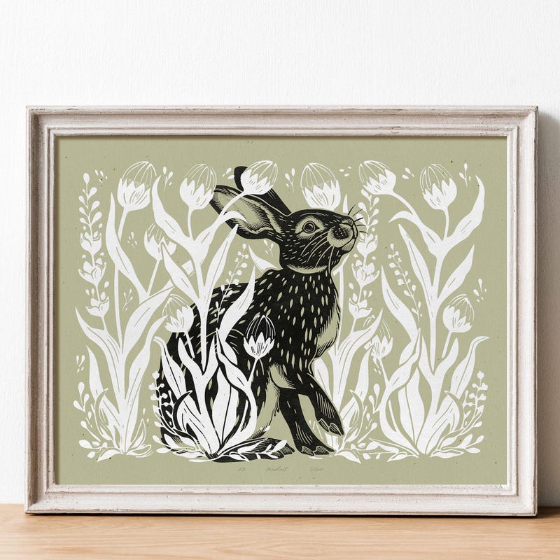 Spring R Color Pages Rabbit Wall Relief - Etsy
