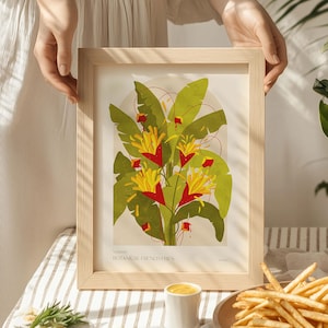 Vintage French Fry Printable Wall Art | Botanical Fries Fast Food Prints | Modern Kitchen Dining Kids Room Funny Decor | Digital Poster