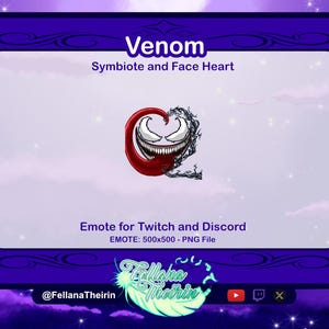 Venom Heart for Twitch and Discord