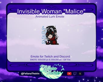 Invisible Woman (Malice Skin) Lurk for Discord and Twitch