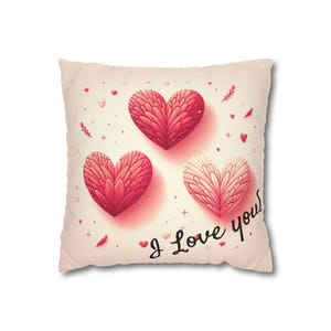 Herz Kissenbezug - I Love You!