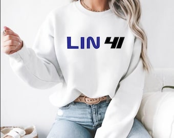 Embroidered Arvid Lindbald 41, F1 Crewneck, Race Fan Gift