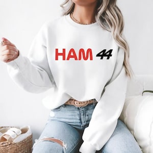 Col ras du cou brodé F1 Lewis Hamilton 44, cadeau pour les fans de course