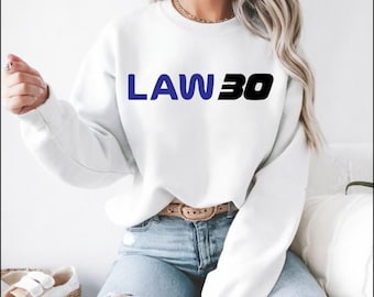 Embroidered Liam Lawson 30, F1 Crewneck, Race Fan Gift