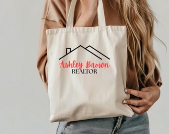 REALTOR Custom Name House Tote Bag