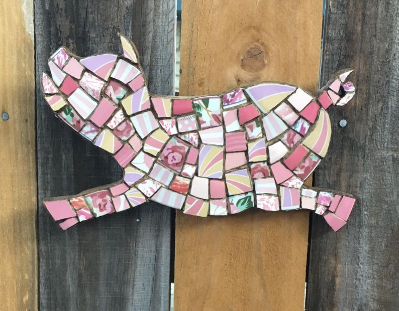 This Little Pink Piggy mosaic image 1