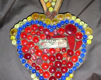 Whimsical Sacred Heart Mosaic