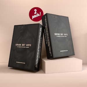 Jeu de cartes nude (lot de deux pour l'amour), cartes rigolotes pour EVJF, enterrement de vie de jeune fille, anniversaire d'un ami coquin, cadeau délirant