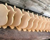 8 inch Owl silhouette shape on small base