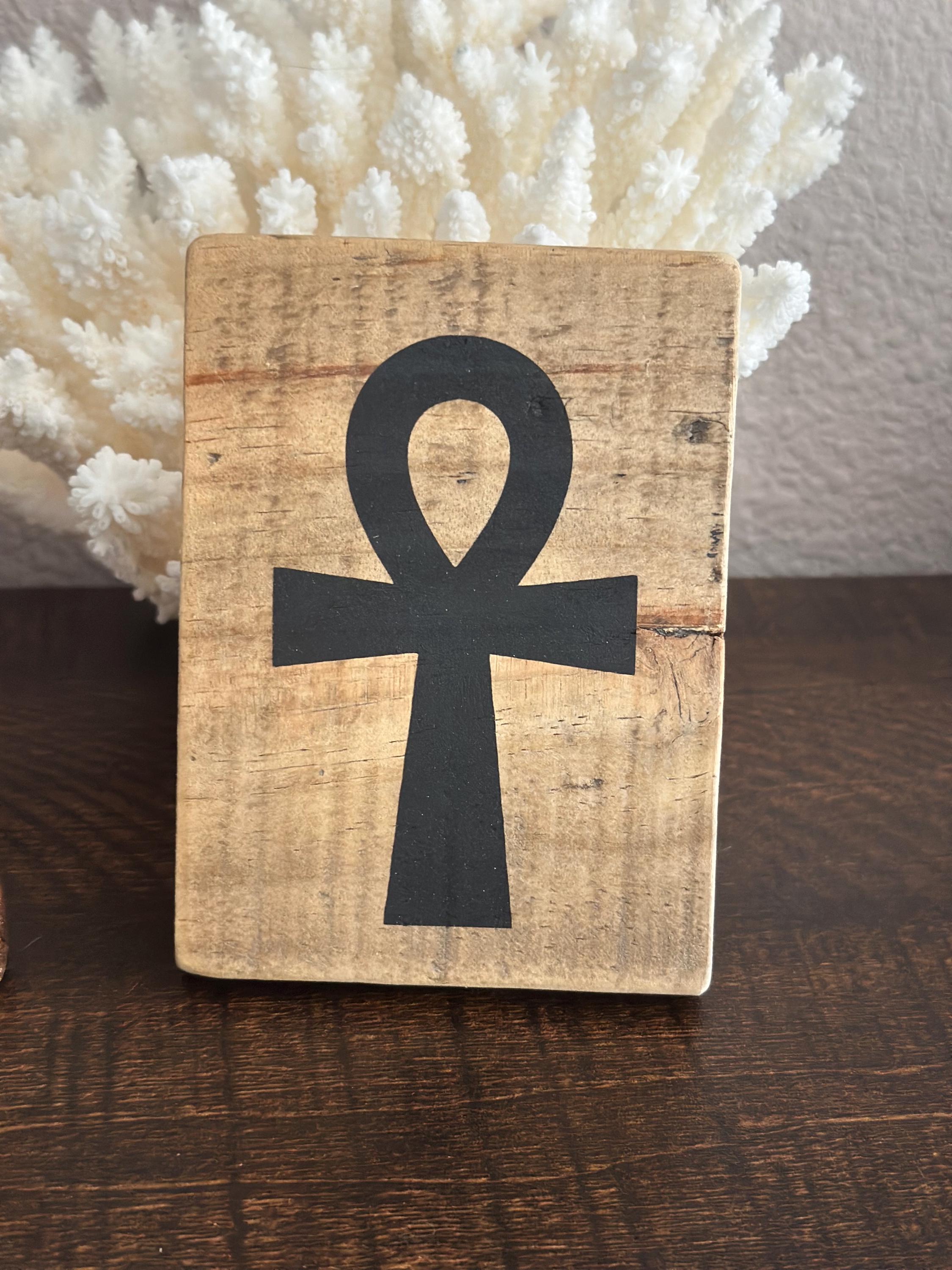 Egyptian Ankh Wood Sign - Etsy
