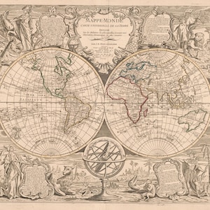 1800 world map - Etsy 日本