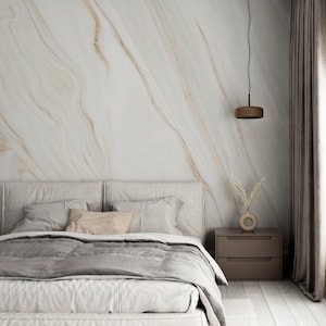 Marble Look Abstract Wallpaper, neutral marble stone wallpaper, peel and stick wallpaper vinyl wallpaper wallpaper room