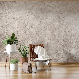 Concrete look wallpaper, Self-adhesive, modern wall decor, Peel and Stick, Concrete Mural, minimalistic wallpaper, vintage wallpaper, wall