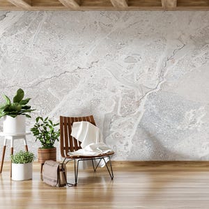 Gray Marble Design Texture Wallpaper, Marble Wallpaper, Peel and Stick Wallpaper Mural, Modern Wallpaper, Temporary Wallpaper, Minimalist