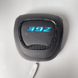 Dodge 392 RGB  Custom Airbag Cover Charger/Challenger/Durango/Cherokee  - Black Leather