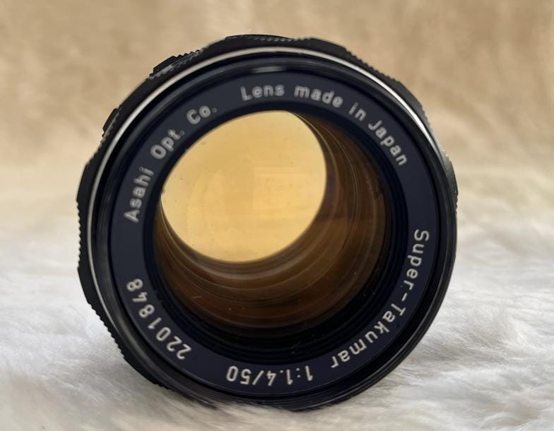Objectif Super-Takumar Pentax 50mm F/1.4 (vintage) - Rare Avec étui