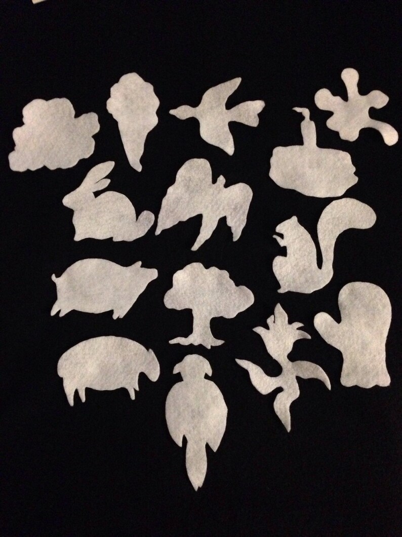 It Looked Like Spilt Milk Flannel Felt Board Story preschool Etsy