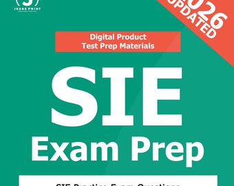 SIE Exam Prep - SIE Study Guide - Exam Overview, Study Tips and 3 SIE Practice Exam Questions