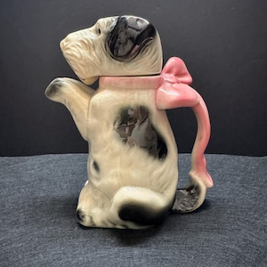 1920-40 Majolica Erphila, Terrier Dog Teapot