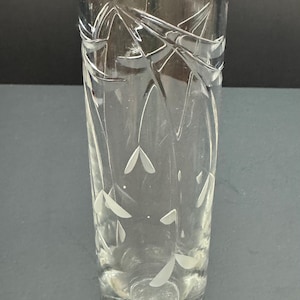 Vintage Cut Crystal/Glass Bud Vase