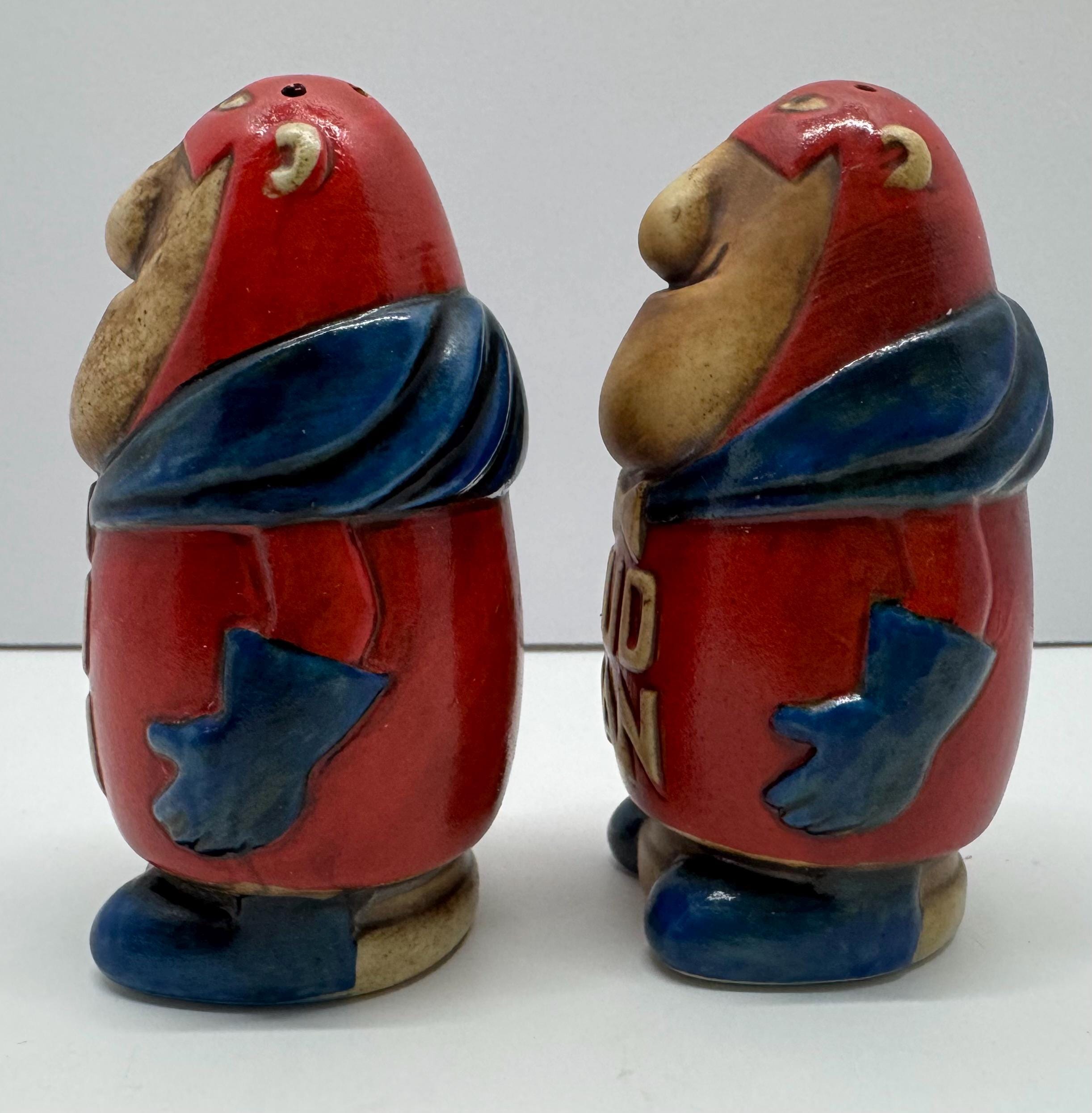 バドマン　バドワイザー　ソルト&ペッパーシェイカー 1975 Very Rare Original Bud Man Salt and Pepper Shakers - Etsy