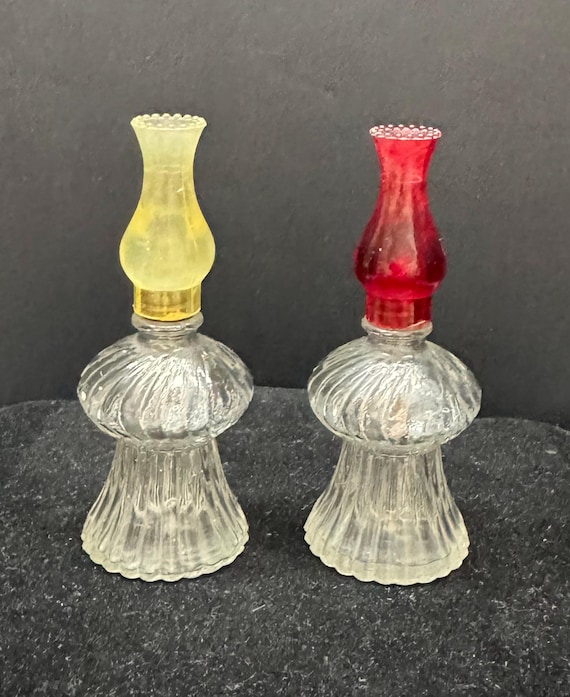 1950’s Mini Oil Lamp Perfume Bottles