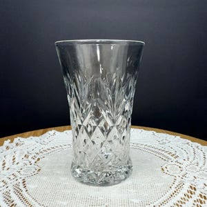 Pressed Glass Anchor Hocking Tumbler/Vase