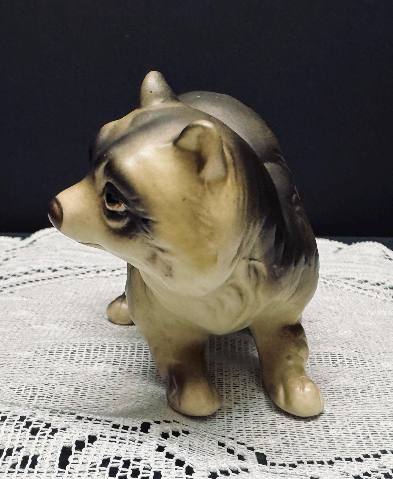 Japan, Raccoon Figurine - Etsy