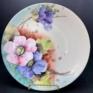 9&quot; Vintage/Antique Hand Painted, Epiag Royal Plate, Czechoslovakia