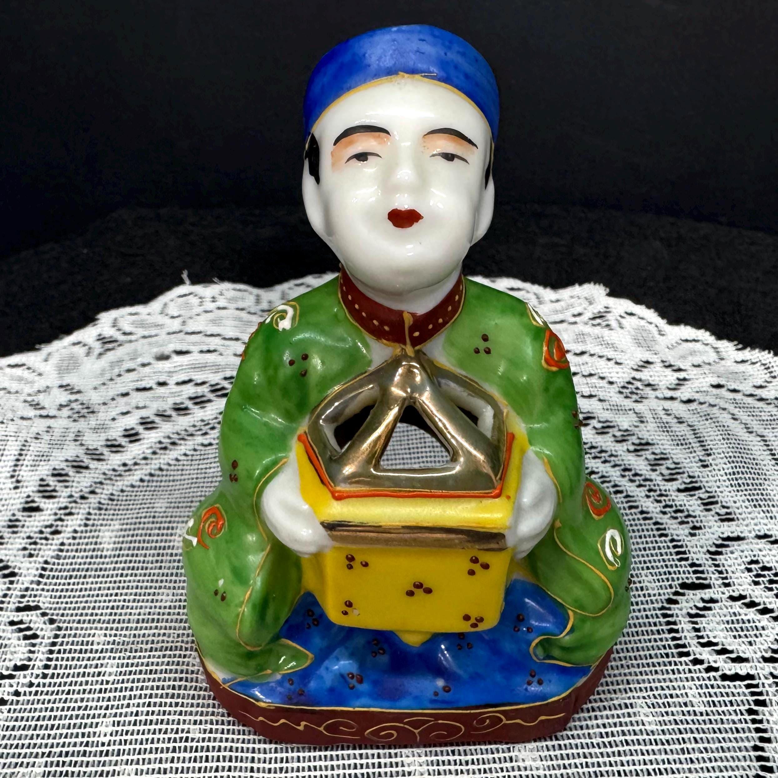 Vintage Japanese Porcelain Incense Burner - Etsy