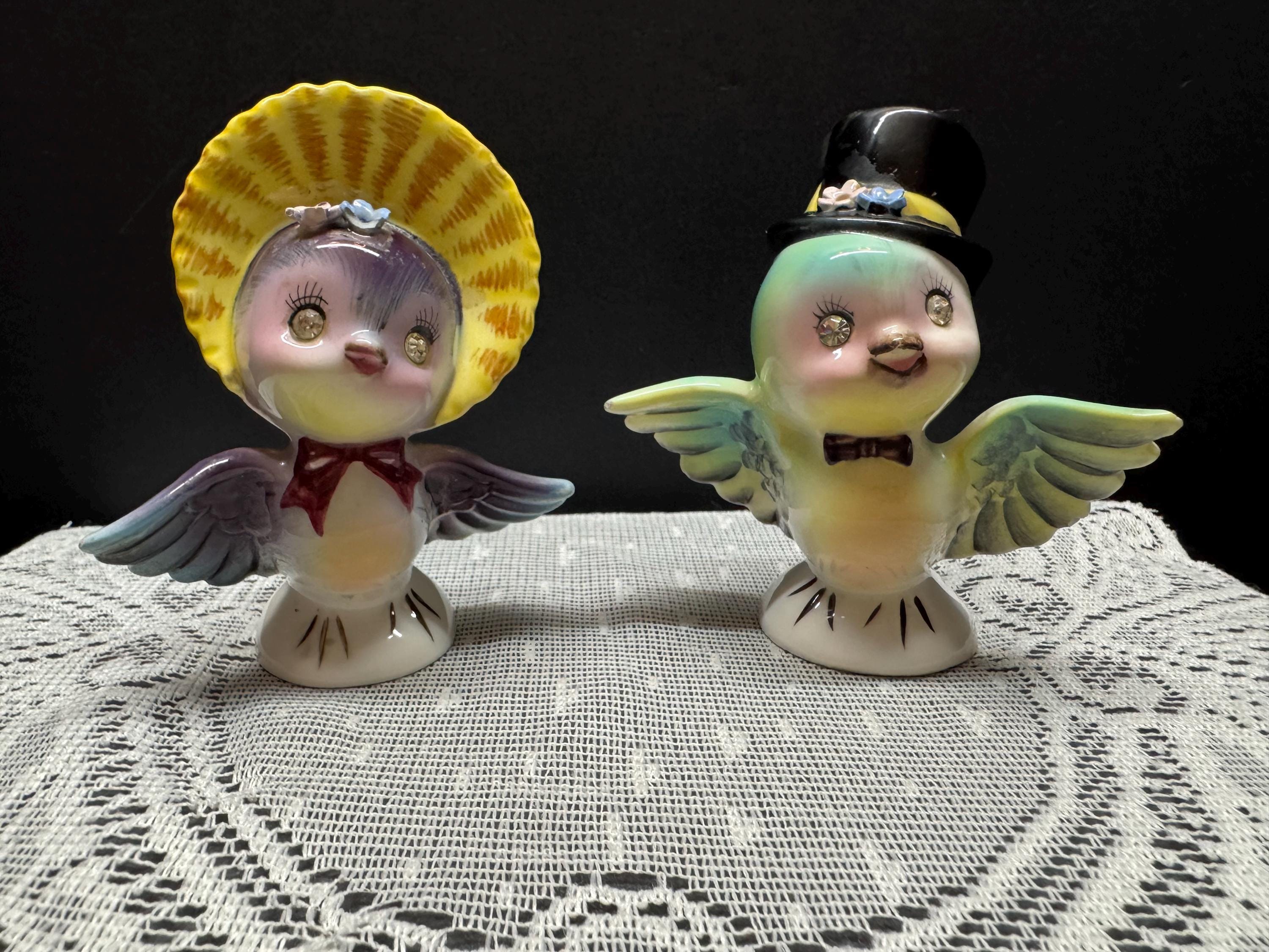 Lefton Bluebird Salt and Pepper Shaker - Etsy