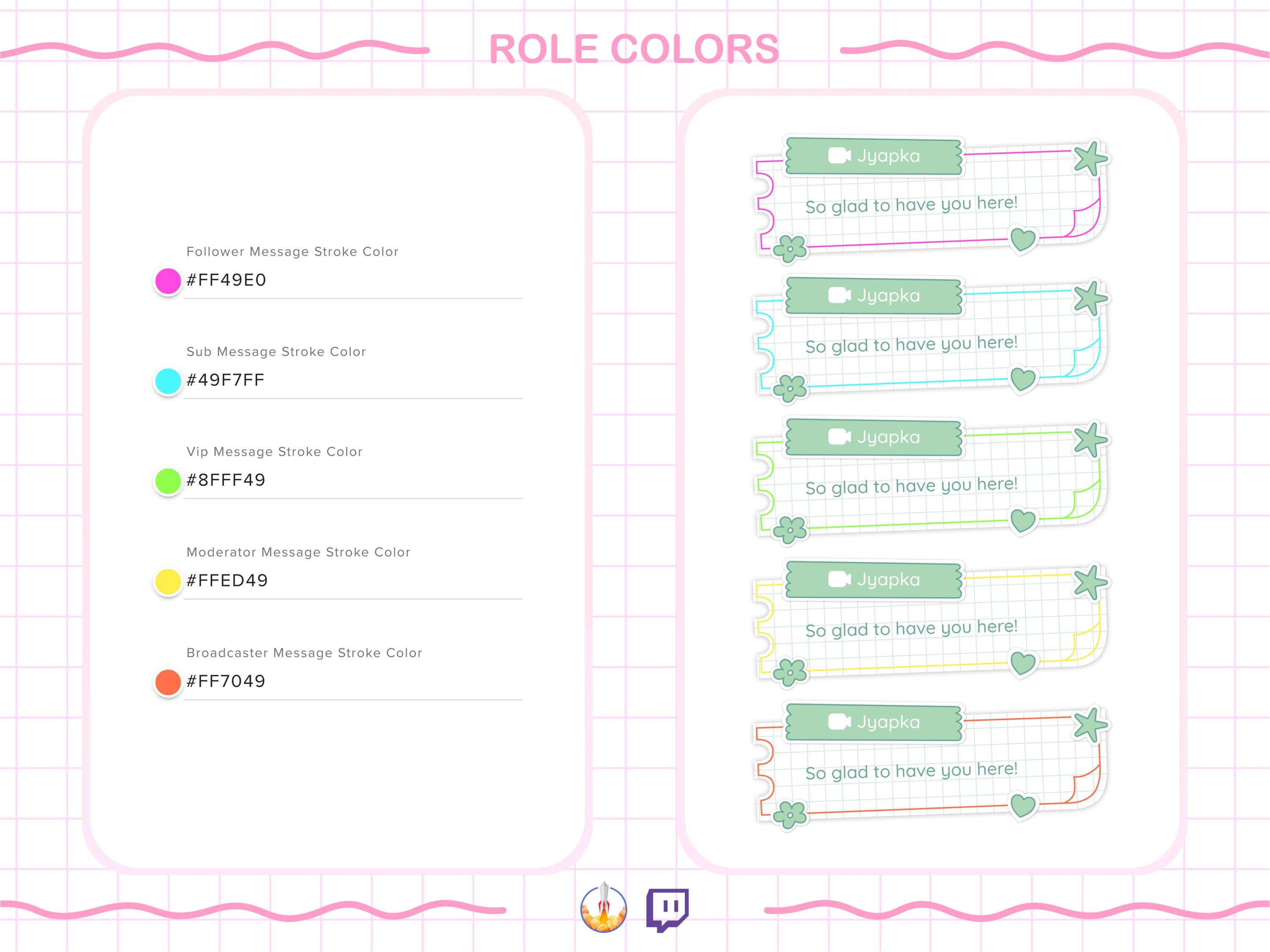 Matcha Overlay Rivals Matcha Notebook Twitch Chat Widget: Pastel Animated Overlay With Custom ...