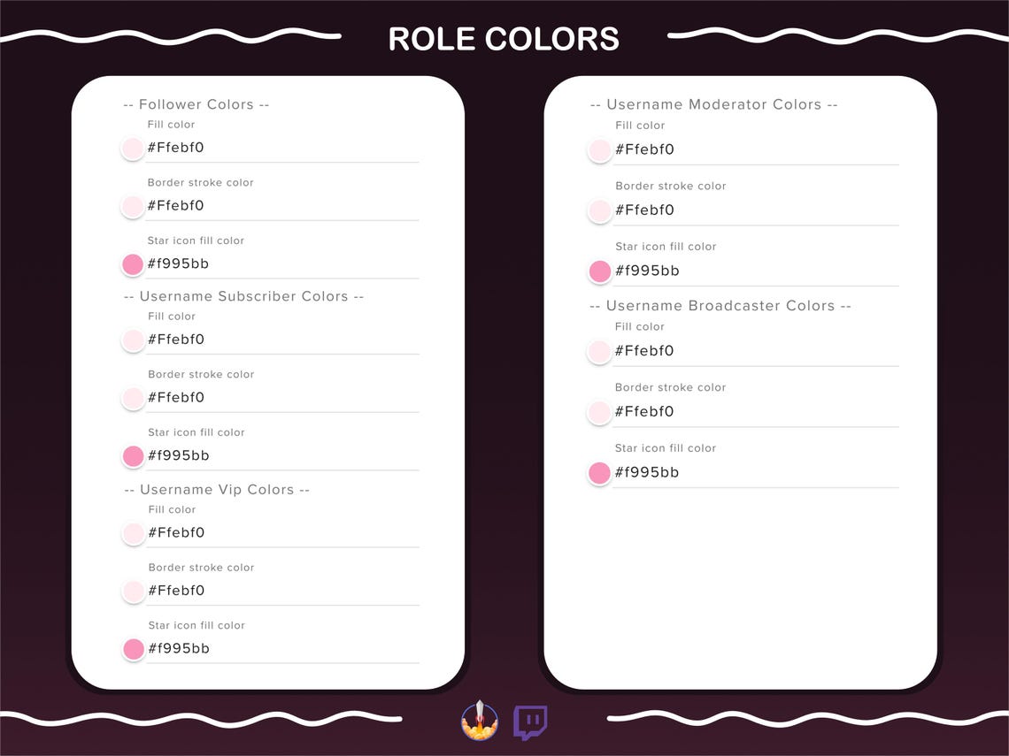 Coquette Bow Twitch Chat Widget: Animated Vintage Overlay With ...