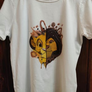T-shirt dipinta a mano