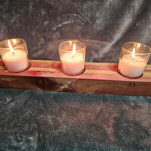 Wooden Candle Holder