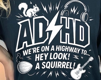 ADHD Awareness SVG | Neurodiversity Clipart | Shirt & Tote Design | Digital Download | DIY Sublimation and Cricut File