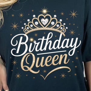 Birthday Queen PNG SVG | It’s My Birthday SVG | Party Queen Sublimation | Birthday Queen Shirt Design | Birthday Girl Png Svg