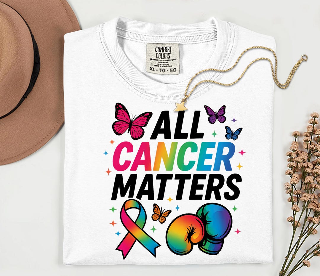 All Cancer Matters PNG | Rainbow Awareness Ribbon | Boxing Gloves ...